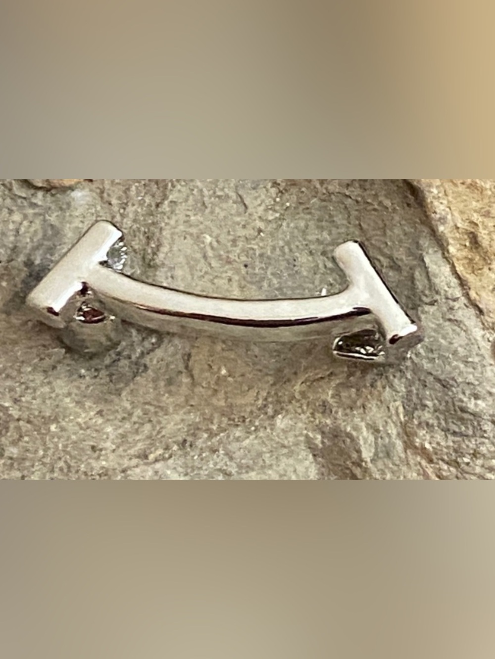 5/$10❤️❤️❤️NEW Happy Smile Silver Toned Zinc Alloy Broach